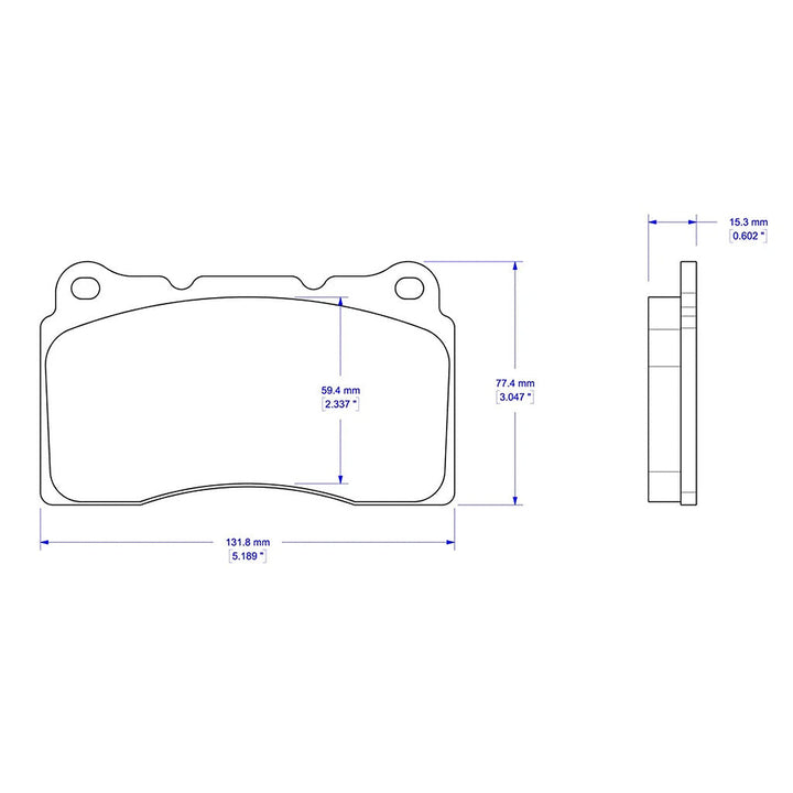 Cobalt Racing Brake Pads D1001 (Rear)