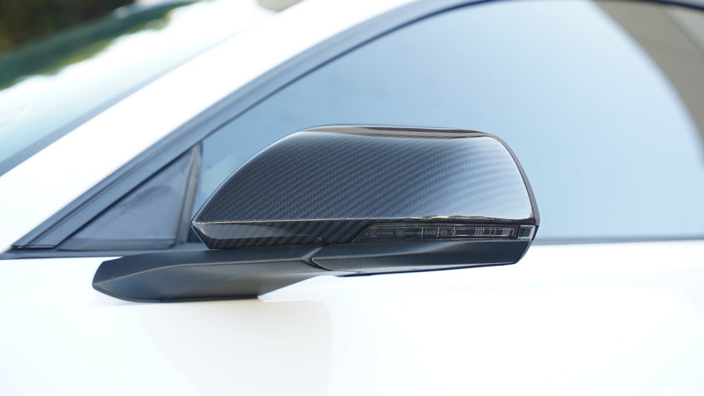 Carbon Fiber Ford Mustang S550 / S650 / GT350 / GT500 Replacement Mirrors 2015-2025