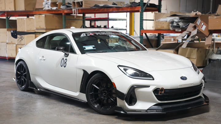 Subaru BRZ Carbon Fiber Front Bumper Canard Set 2022-2024