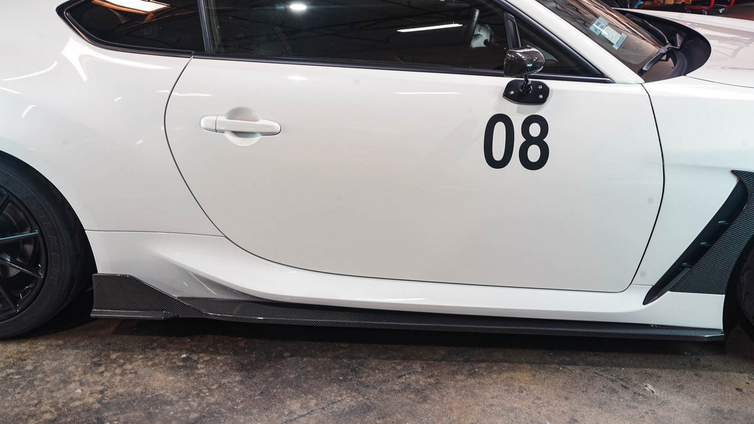 Carbon Fiber Toyota GR86/ Subaru BRZ Side Rocker Extensions 2022-2024