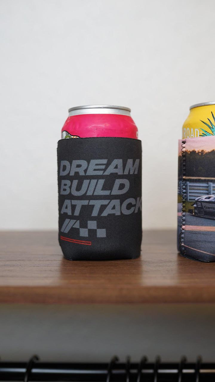 Bottoms Up! Koozie - Attacking the Clock Racing