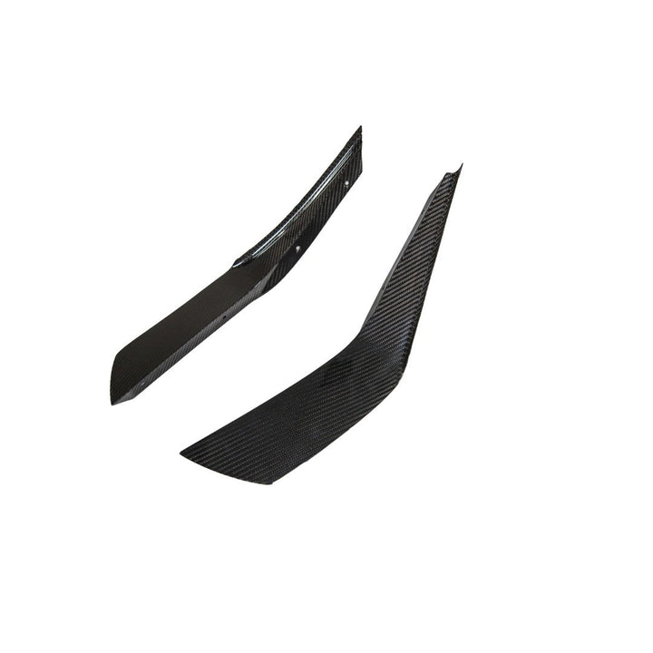 Ford Mustang S650 Carbon Fiber Dark Horse Front Bumper Canards 2024 - Current