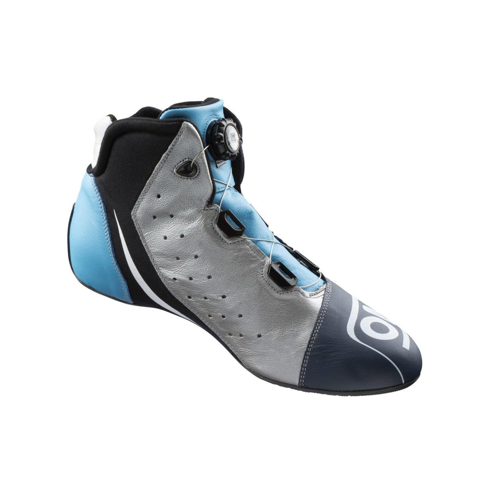 OMP Evo X R Shoes Blue/Cyan Size 43 - Attacking the Clock Racing