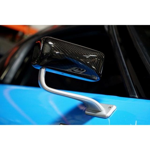 EVS Tuning Carbon GTLM Aero Mirrors (Silver) - Subaru WRX STI 15-21 - Attacking the Clock Racing