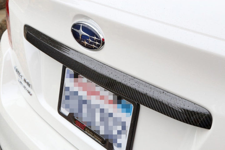 Carbon Fiber Subaru WRX/ STI Trunk Garnish 2015-2021