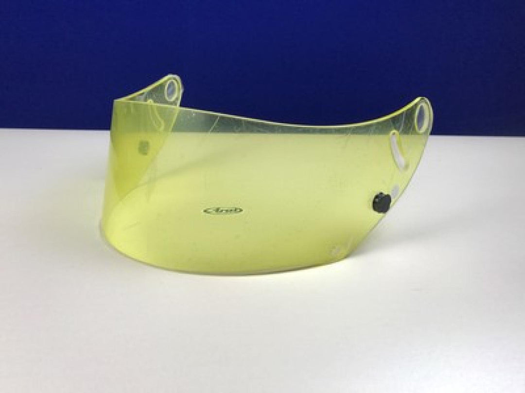 Arai GP-6 Standard Helmet Shield Yellow Coated - Attacking the Clock Racing