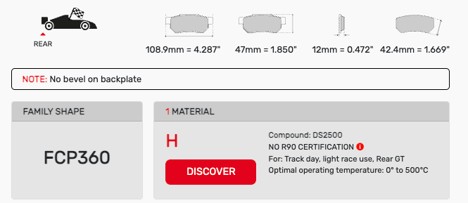 Ferodo FCP0360 Brake Pads