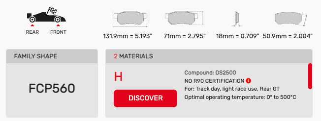 Ferodo FCP0560 Brake Pads