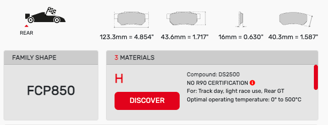 Ferodo FCP0850 Brake Pads