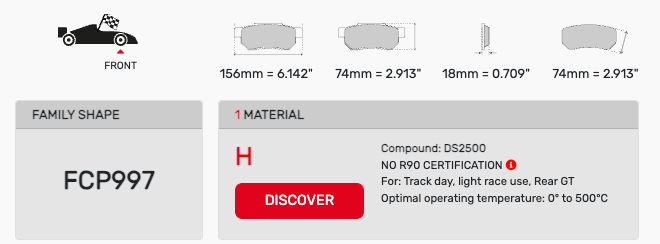 Ferodo FCP0997 Brake Pads