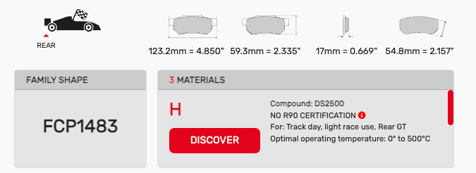 Ferodo FCP1483 Brake Pads
