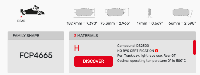 Ferodo FCP4665 Brake Pads