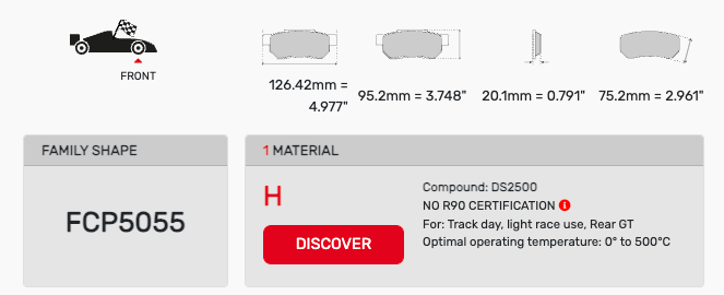 Ferodo FCP5055 Brake Pads
