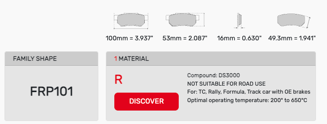 Ferodo FRP0101 Brake Pads