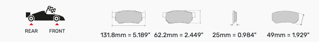 Ferodo FRP1078GB DS3.12 Brake Pads