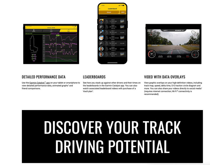 Garmin Catalyst 2 Race Track Driving Performance Optimizer