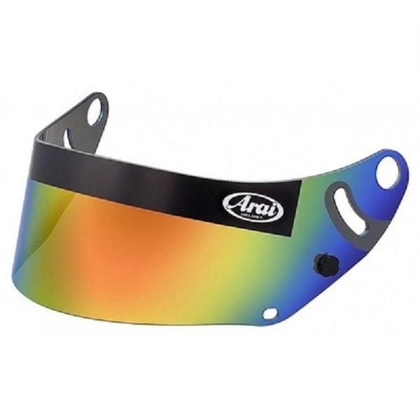 Arai GP-7 Anti-Fog Shield Gold Mirror - Attacking the Clock Racing