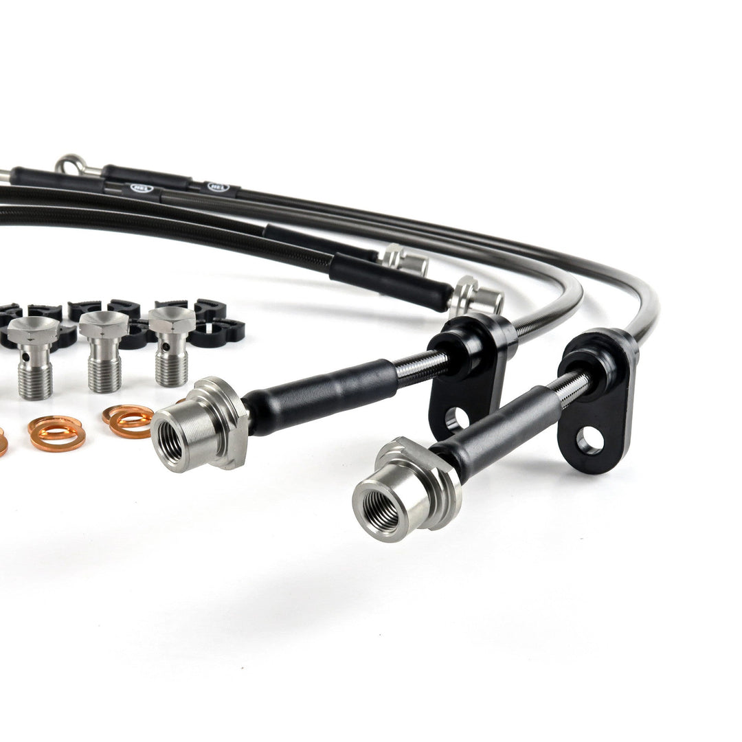 HEL Performance Brake Lines for Mazda Demio 1.5 VVTi / GSi 2000-, Stainless Steel Braided