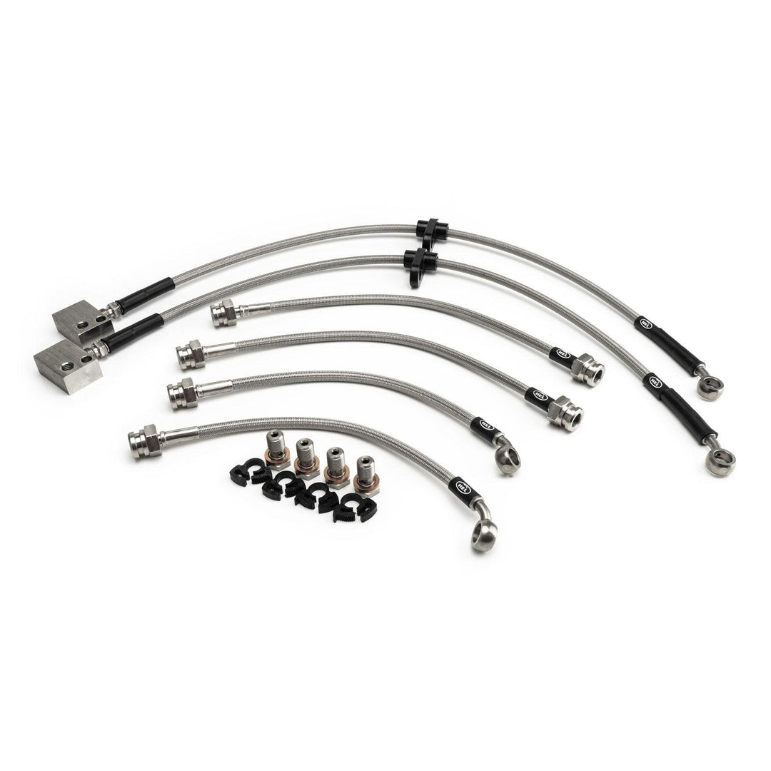 HEL Braided Brake Lines for Honda Jazz 1.4 DSE (2001-) - Attacking the Clock Racing