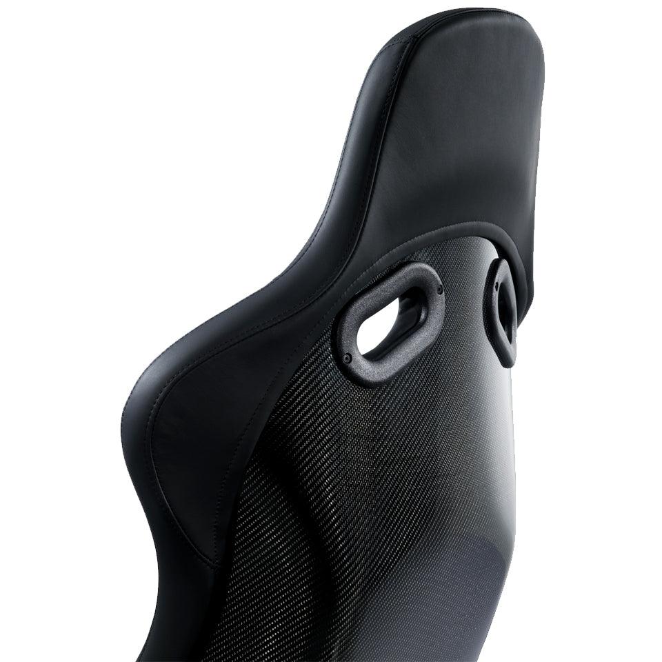 Recaro Pole Position ABE Seat - Carbon Fiber/Black Leather - Attacking the Clock Racing