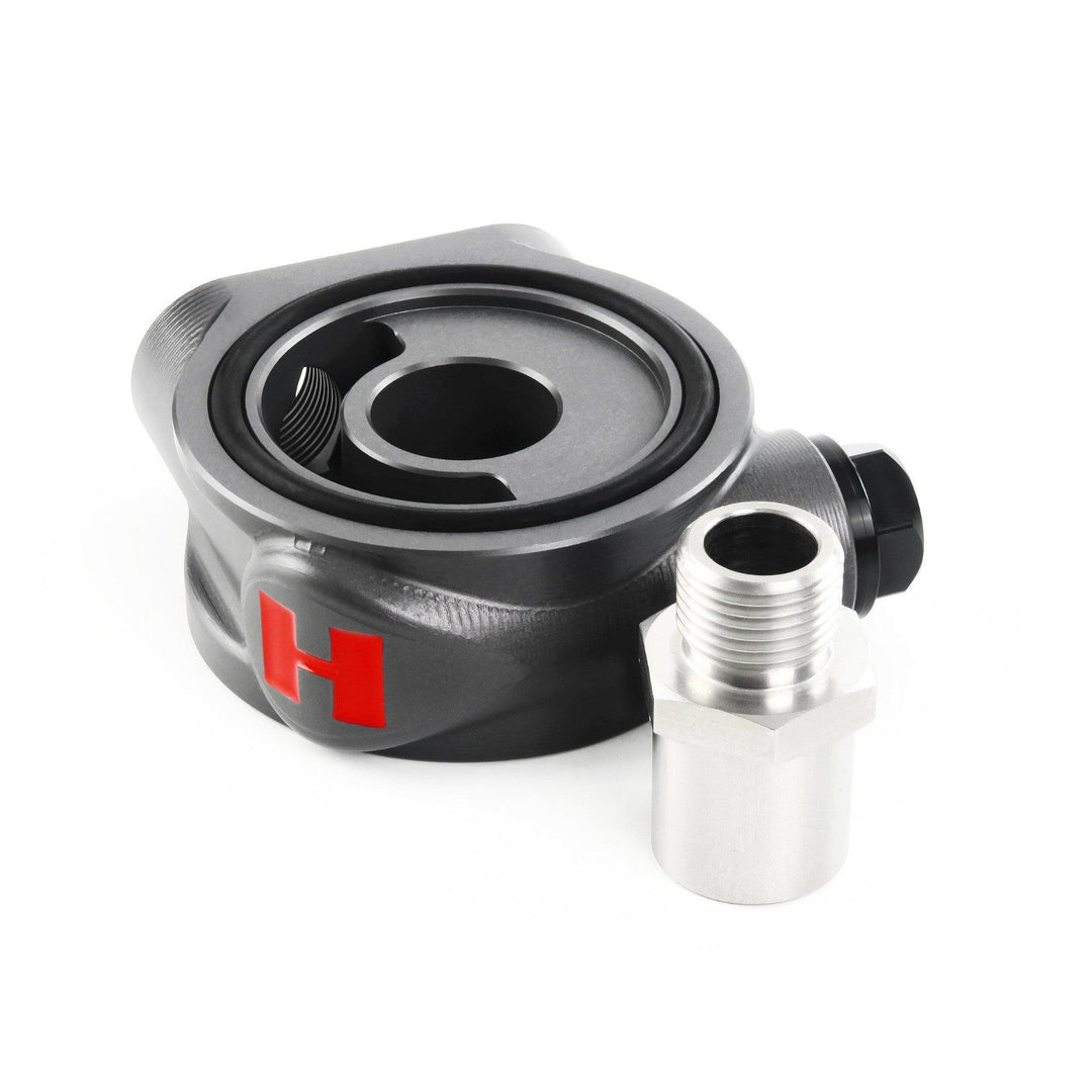 HEL Performance Thermostatic Oil Filter Sandwich Plate - Attacking the Clock Racing