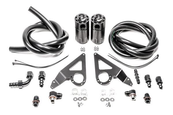 Radium 2022+ Subaru BRZ / Toyota GR86 Dual Catch Can Kit Fluid Lock - Attacking the Clock Racing