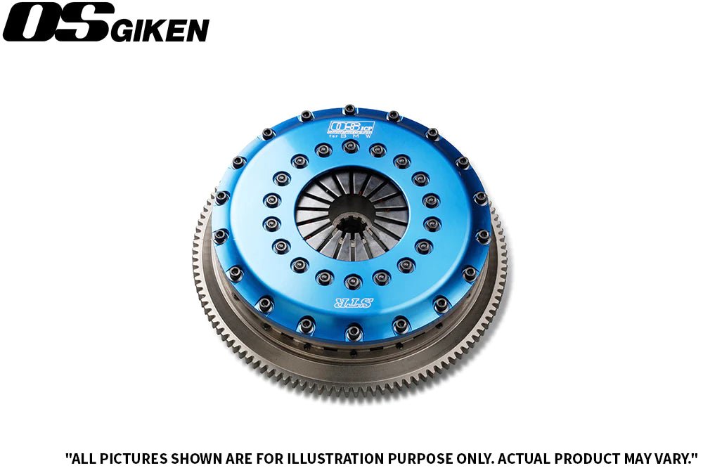 OS Giken Mini Cooper S R56 1.6L 6MT STR Series 215mm Solid Soft Release Sleeve Assy. & FW Bolts