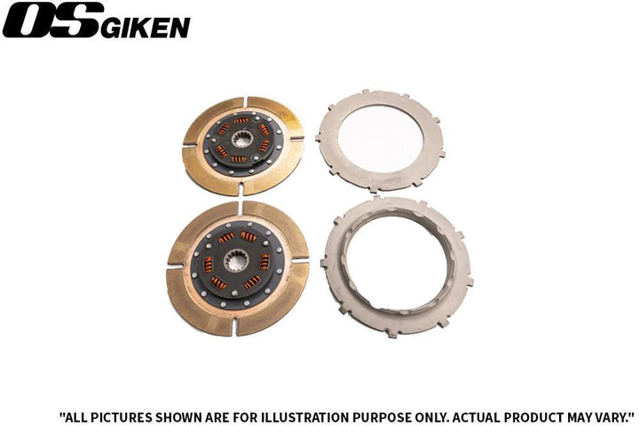 OS Giken Toyota SUPRA 7MGTE TR Series Dampened Twin Plate Clutch - Requires TY011-BF60M