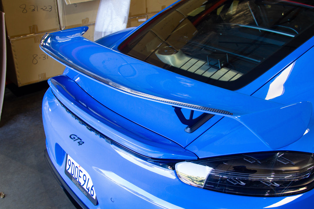 Porsche 718 Cayman GT4 Carbon Fiber Gurney Flap 2020 - 2023