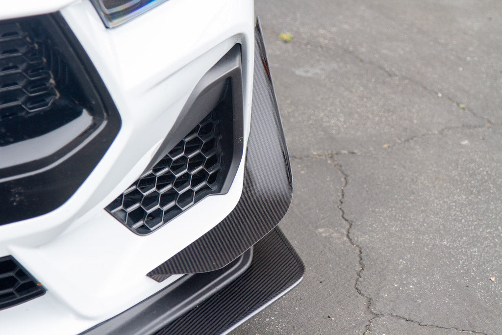 Ford Mustang GT S650 Carbon Fiber Front Bumper Canards 2024 - Current