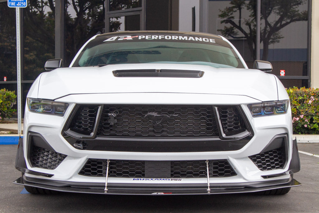 Ford Mustang GT S650 Carbon Fiber Front Bumper Canards 2024 - Current