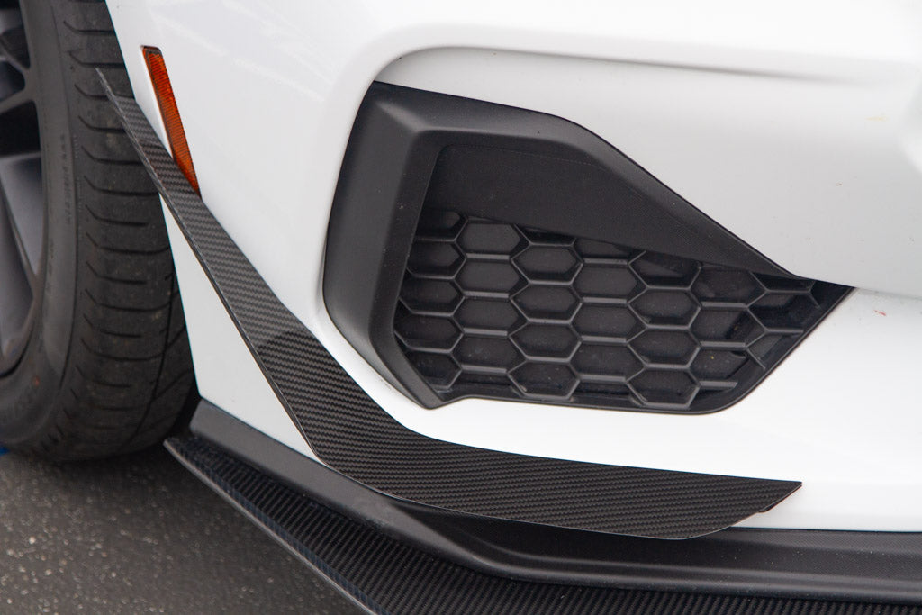 Ford Mustang GT S650 Carbon Fiber Front Bumper Canards 2024 - Current