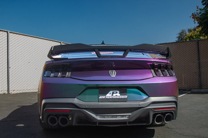 Ford Mustang S650 Dark Horse Carbon Fiber Spoiler with Gurney 2024 - Current