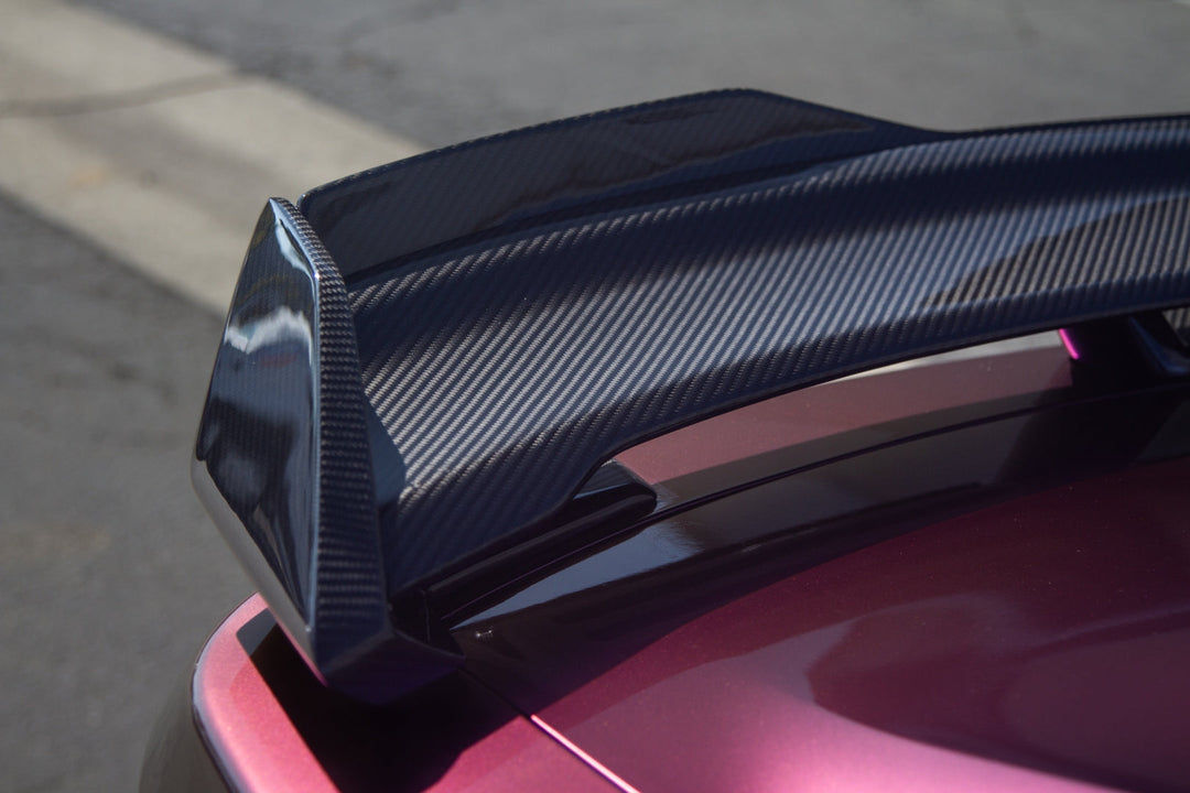Ford Mustang S650 Dark Horse Carbon Fiber Spoiler with Gurney 2024 - Current