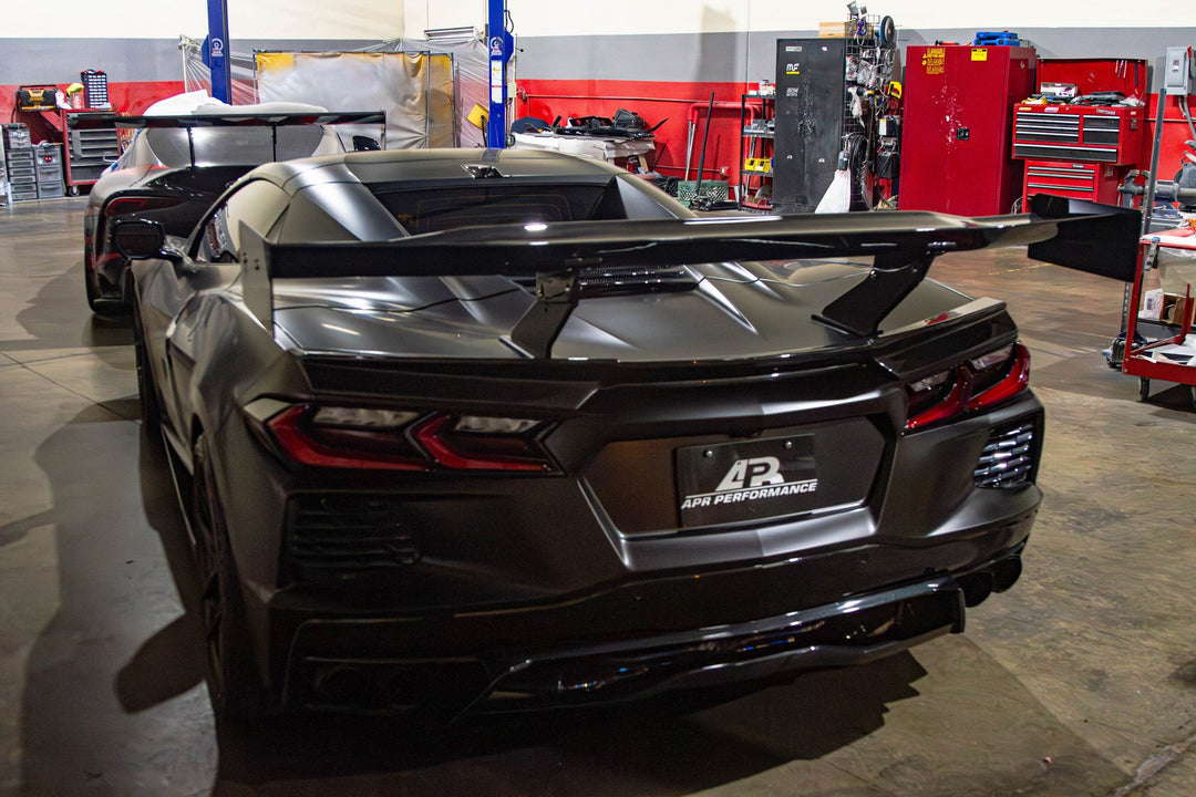Chevrolet Corvette C8/ C8 Z06 Convertible Carbon Fiber GTC-500  Adjustable Wing 2020-UP