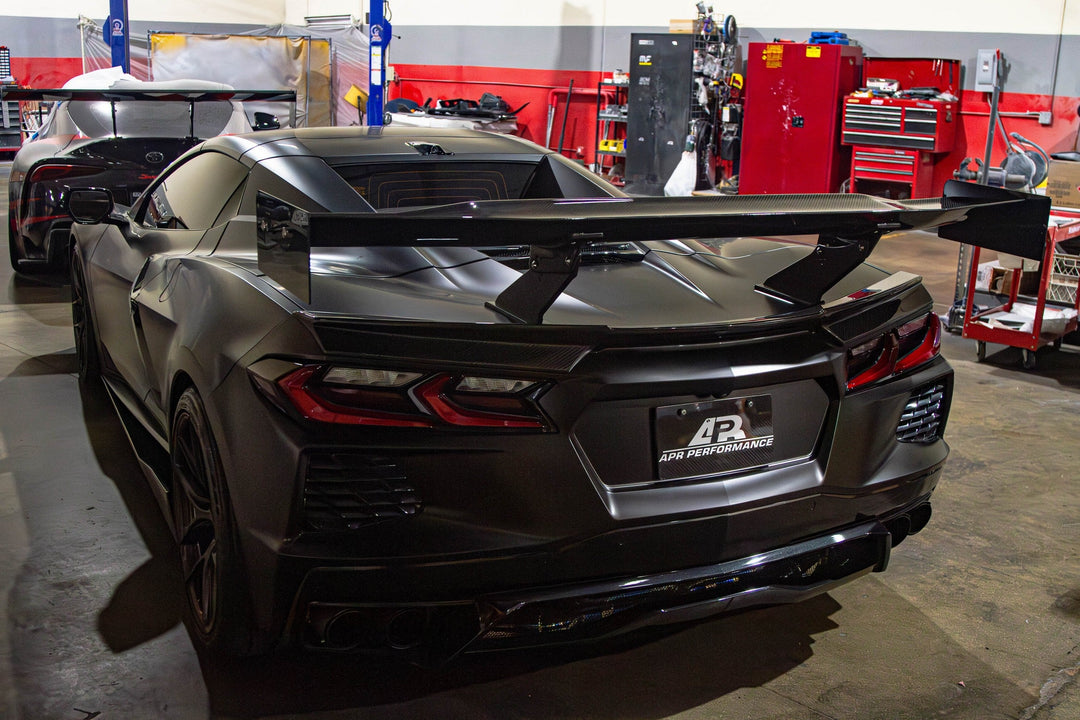 Chevrolet Corvette C8/ C8 Z06 Convertible Carbon Fiber GTC-500  Adjustable Wing 2020-UP