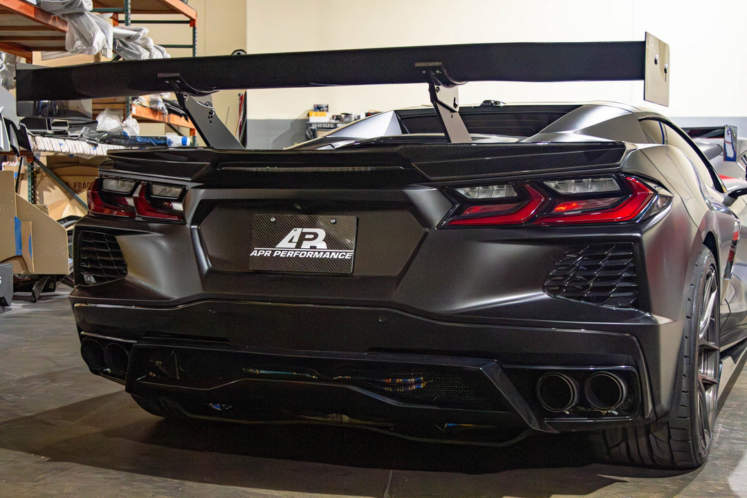 Chevrolet Corvette C8/ C8 Z06 Convertible Carbon Fiber GTC-500  Adjustable Wing 2020-UP