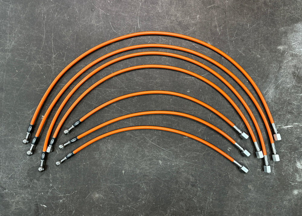 HEL Braided Fuel Injector Lines for Porsche 911 SC - Attacking the Clock Racing