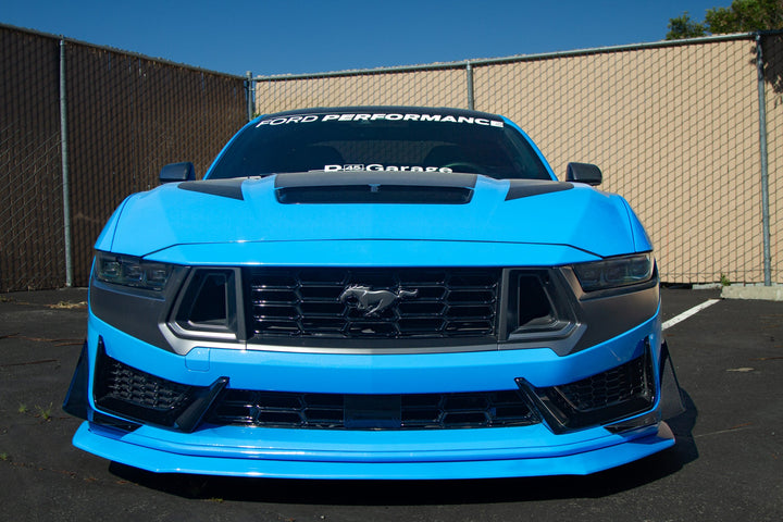 Ford Mustang S650 Carbon Fiber Dark Horse Front Bumper Canards 2024 - Current