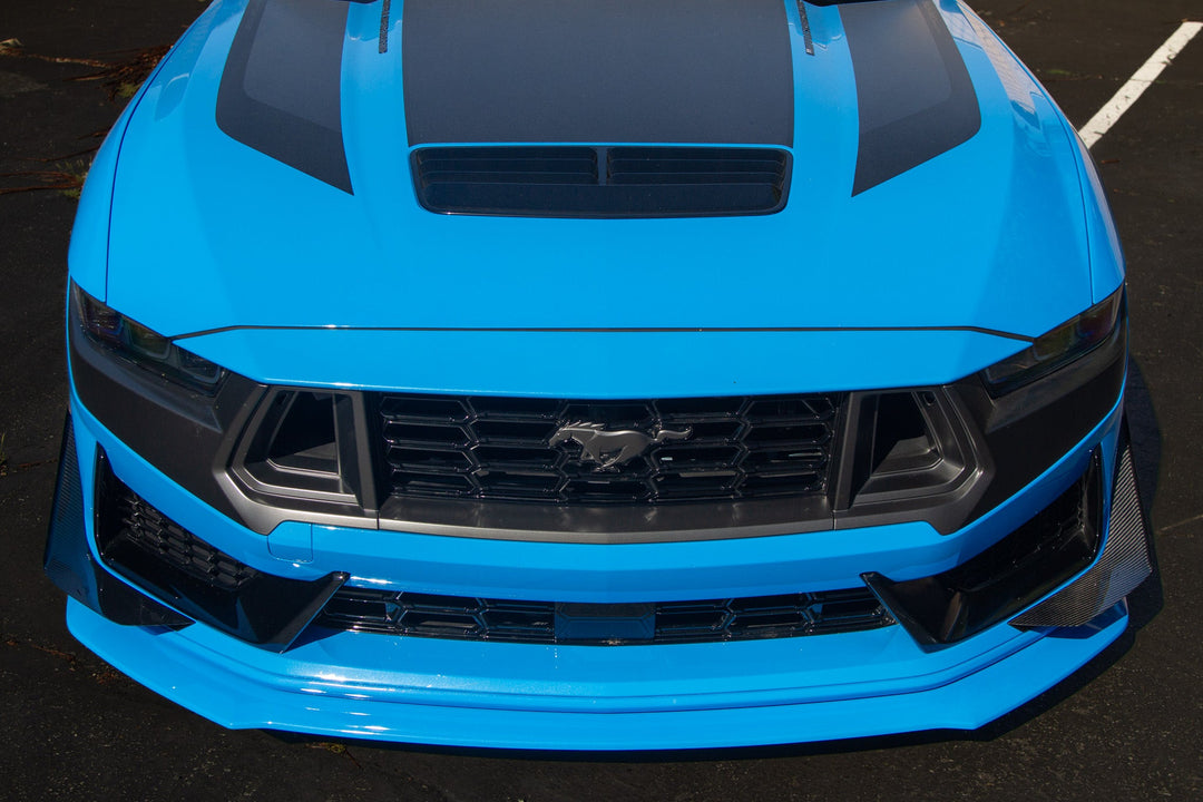 Ford Mustang S650 Carbon Fiber Dark Horse Front Bumper Canards 2024 - Current