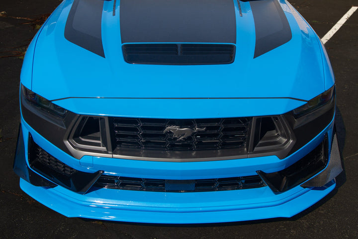 Ford Mustang S650 Carbon Fiber Dark Horse Front Bumper Canards 2024 - Current