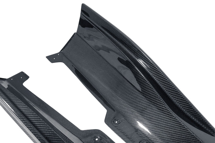 Chevrolet Corvette C8 Z06/ E Ray/ ZR1 Carbon Fiber Side Rocker Extensions/ Side Skirts