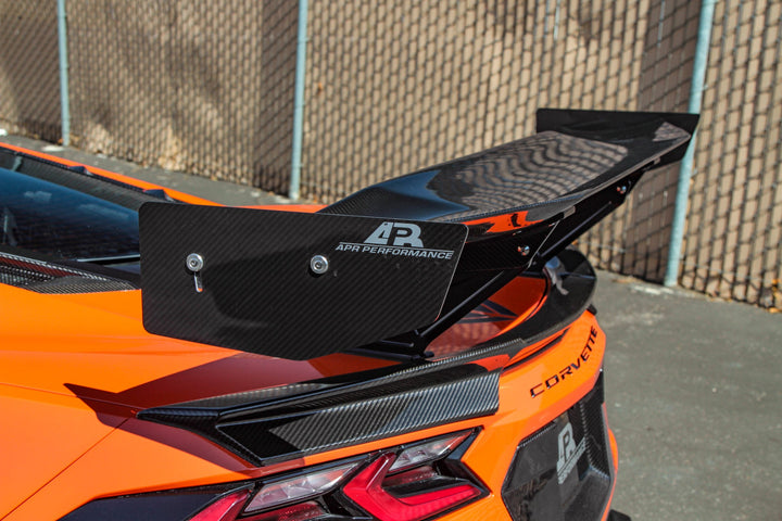 Chevrolet Corvette C8/ C8 Z06 Convertible Carbon Fiber GTC-500  Adjustable Wing 2020-UP