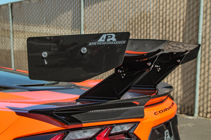 Chevrolet Corvette C8/ C8 Z06 Convertible Carbon Fiber GTC-500  Adjustable Wing 2020-UP