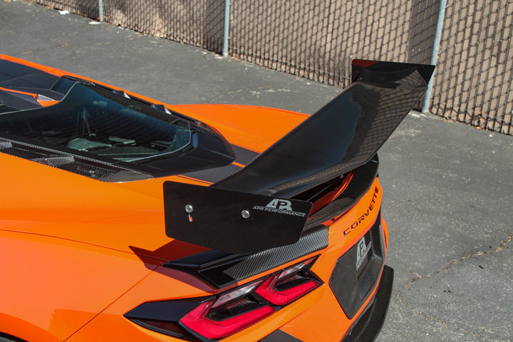 Chevrolet Corvette C8/ C8 Z06 Convertible Carbon Fiber GTC-500  Adjustable Wing 2020-UP