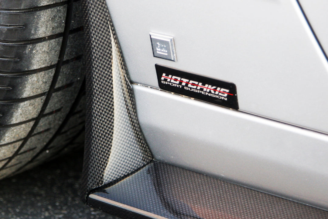 Carbon Fiber Chevrolet Corvette C6 Z06 Side Rocker Extensions/ Side Skirt 2006-2013 (Fits Z06 and Grand Sport)