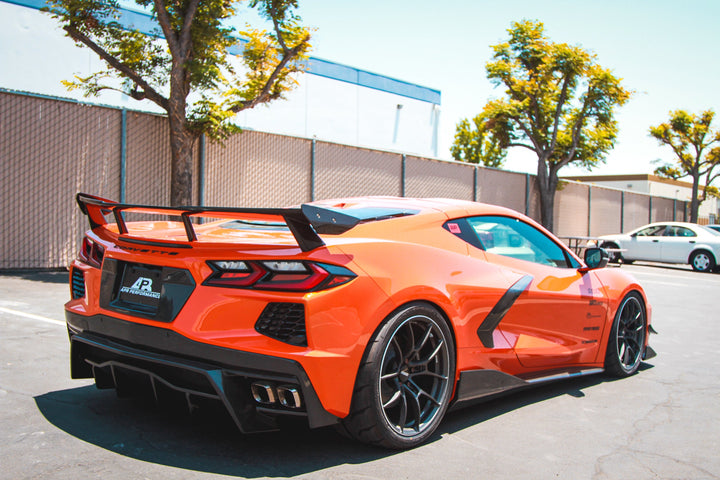 Chevrolet Corvette C8 Carbo Fiber Rear Diffuser 2020-UP