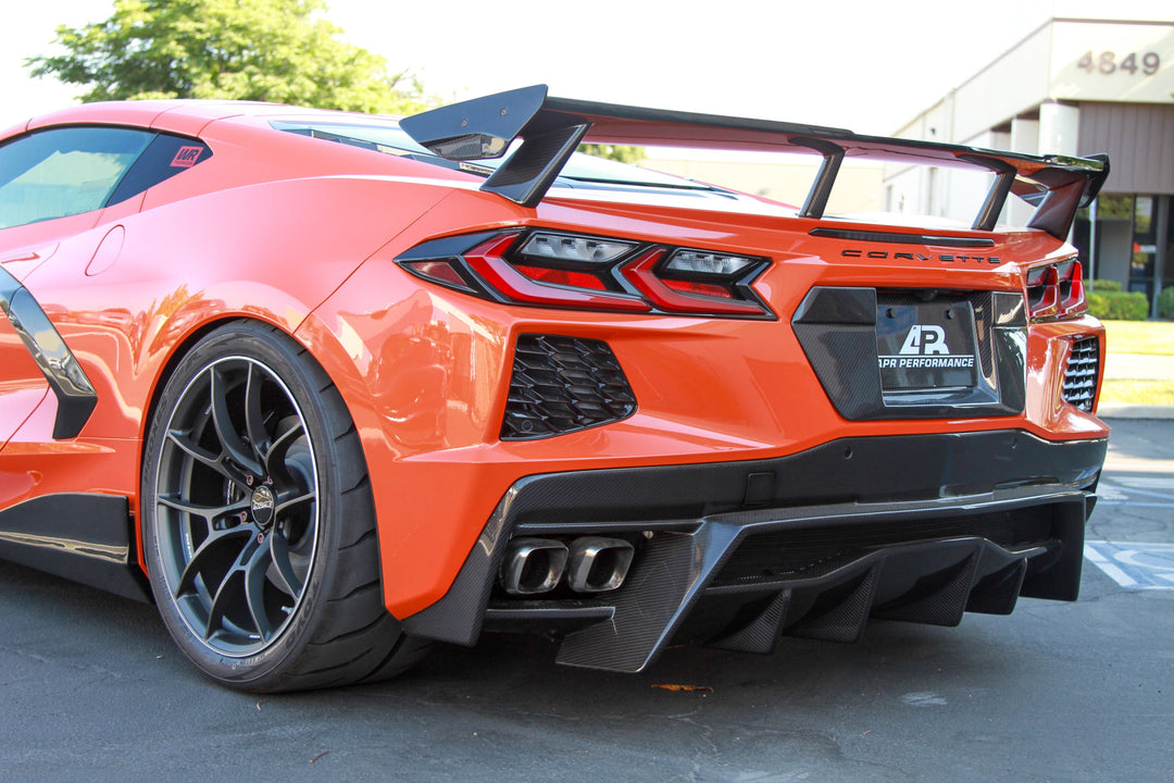 Chevrolet Corvette C8 Carbo Fiber Rear Diffuser 2020-UP