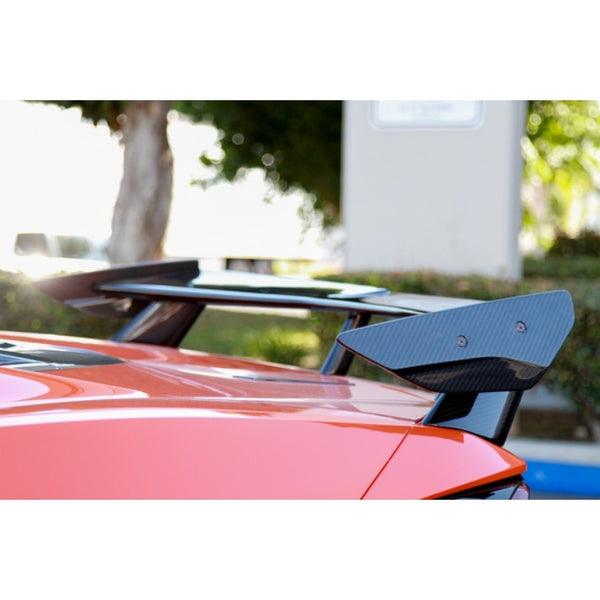 APR Performance Corvette C8 Carbon Fiber High Wing - Attacking the Clock Racing