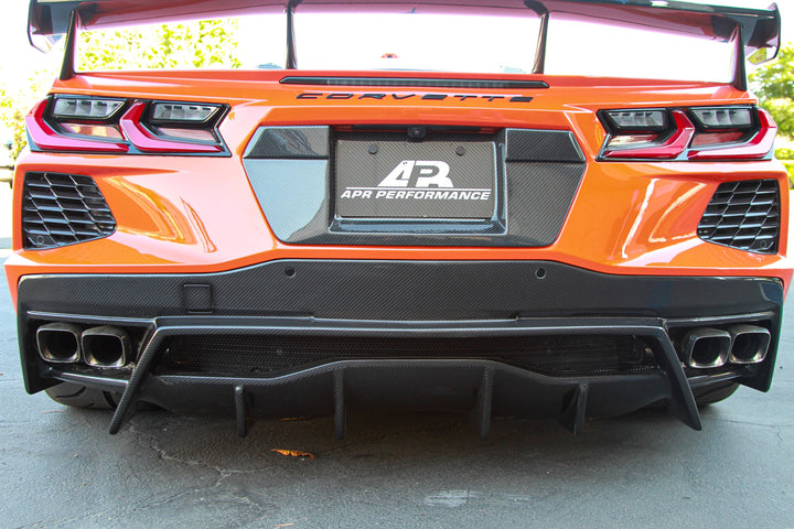 Chevrolet Corvette C8 Carbo Fiber Rear Diffuser 2020-UP